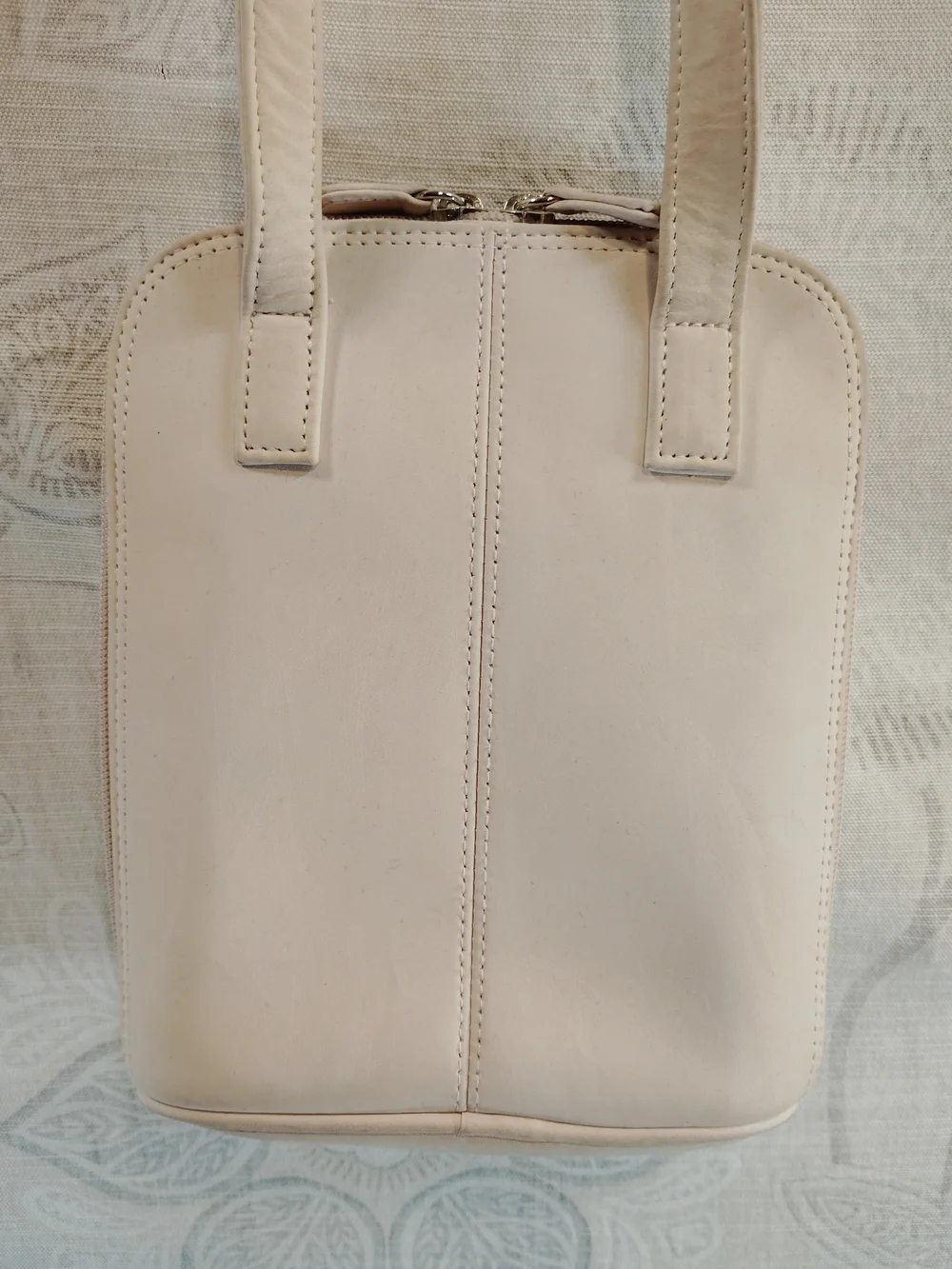 J. Jill Small Cream  Suede Crossbody Bag